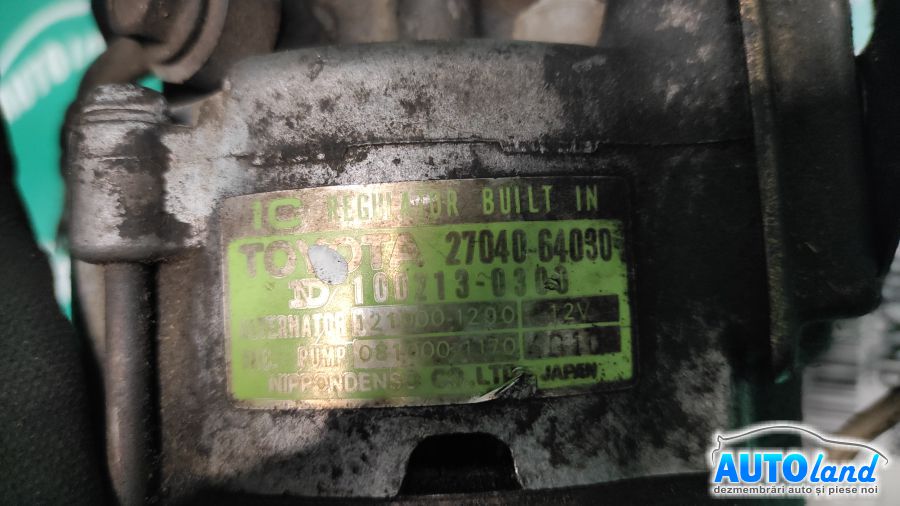 Alternator TOYOTA CAMRY (_V2_) 1986-1991 Cod 1210001290 