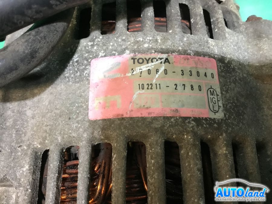 Alternator TOYOTA YARIS (_P1_) 1999-2025 Cod 2706033040 