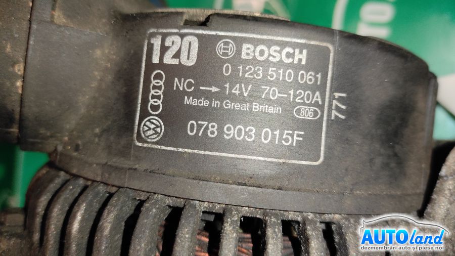 Alternator VOLKSWAGEN PASSAT (3B3) 2000-2005 Cod 078903015F 