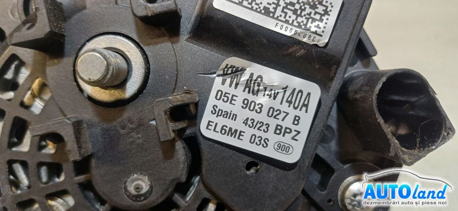 Alternator VOLKSWAGEN T-Cross 2019-2026 Cod 05E903027B 