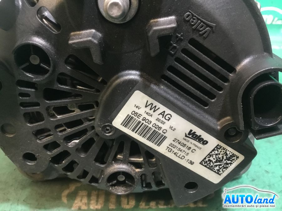 Alternator VOLKSWAGEN T-ROC 2017-2025 Cod 05E903026Q 