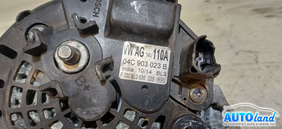 Alternator VOLKSWAGEN UP 2011-2026 Cod 04C903023B 