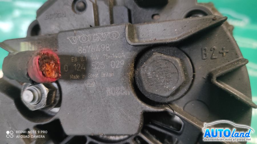 Alternator VOLVO S60 2000-2025 Cod 0124525029 