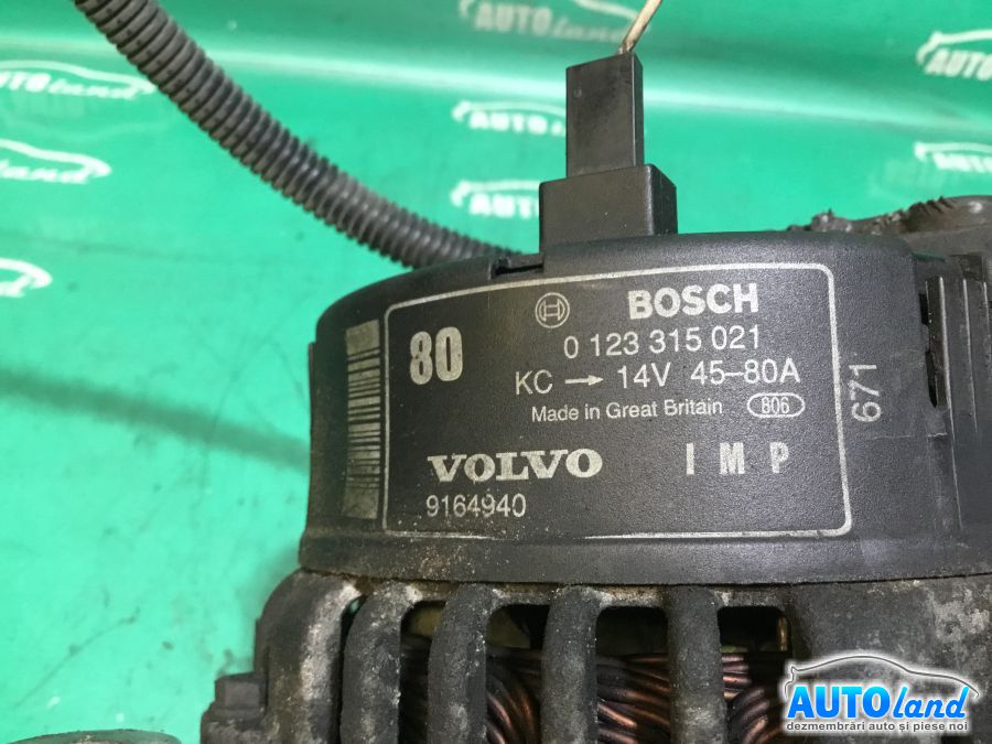 Alternator VOLVO V40 combi (VW) 1995-2004 Cod 0123315021 