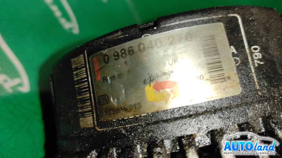 Alternator VOLVO V70 I combi (P80_) 1996-2000 Cod 0986040270 