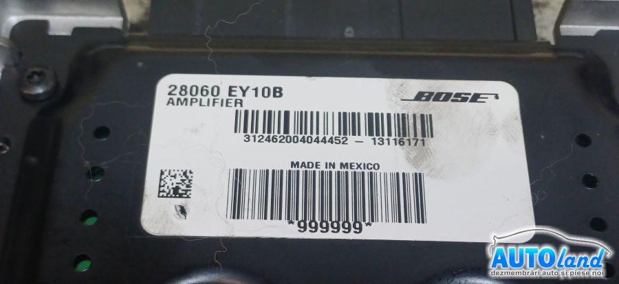 Amplificator Audio NISSAN QASHQAI (J10,JJ10) 2007-2026 Cod 28060EY10B 
