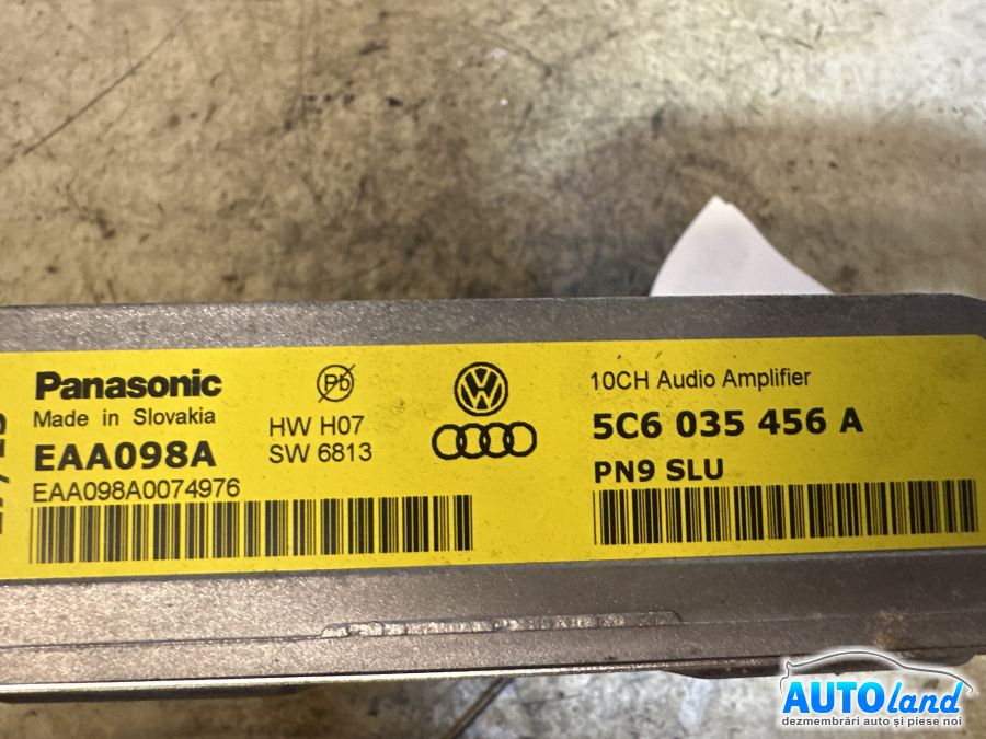 Amplificator Audio SKODA SUPERB II (3T4) 2008-2026 Cod 5C6035456A 