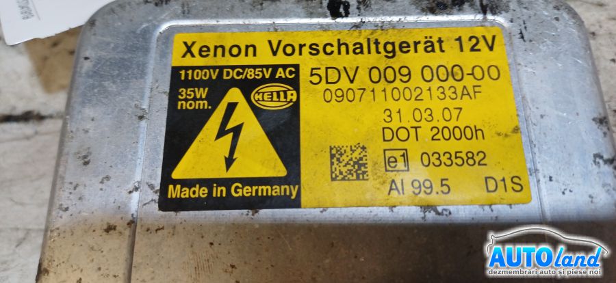 Balast Xenon SKODA SUPERB II (3T4) 2008-2026 Cod 5DV009000 