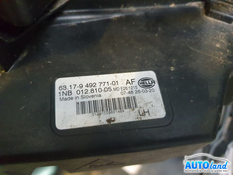 Bara fata BMW X3 (G01 LCI, facelift 2021) 2021-2025 Cod 51117490203 