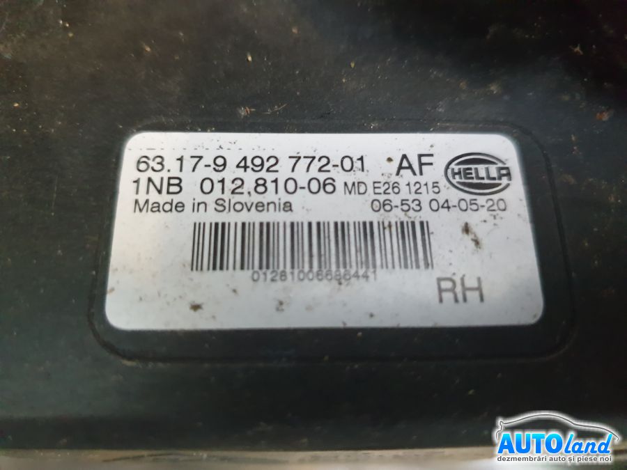 Bara fata BMW X3 (G01 LCI, facelift 2021) 2021-2025 Cod 51117490203 