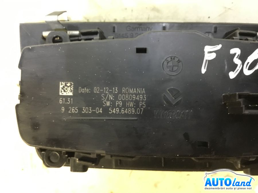 Bloc Lumini BMW 3 (F30) 2011-2025 Cod 9265303 
