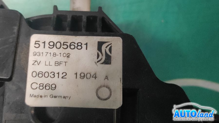 Broasca (mecanism Inchidere) FIAT GRANDE PUNTO (199) 2005-2025 Cod 51905681 