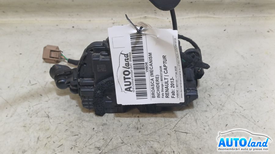 Broasca (mecanism Inchidere) RENAULT CAPTUR 2013-2025 Cod 805037243R 