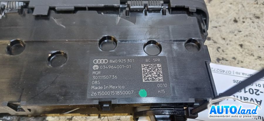 Buton AUDI A4 Avant (B9 8W) 2015-2018 Cod 8W0925301 