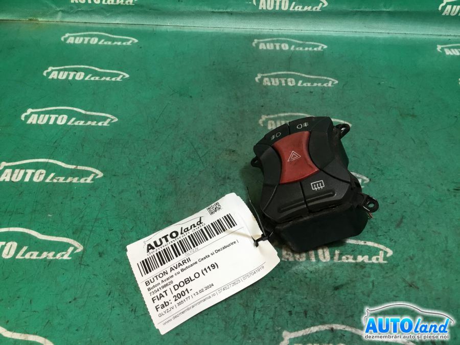 Buton Avarii FIAT DOBLO (119) 2001-2025 Cod 7354198620 
