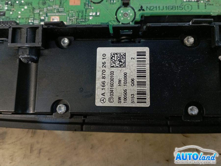 Buton Avarii MERCEDES-BENZ GL (X166) 2012-2015 Cod A1668702610 