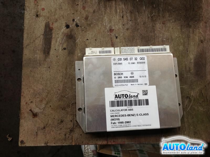Calculator ABS MERCEDES-BENZ E-CLASS (W210) 1995-2002 Cod 0315450732 