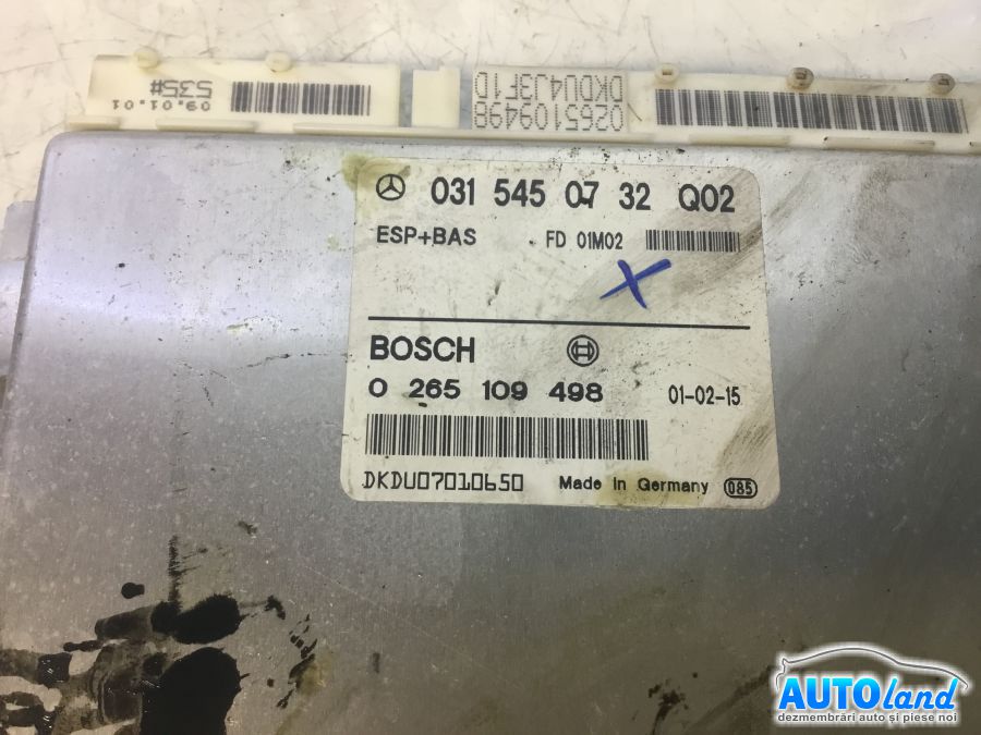Calculator ABS MERCEDES-BENZ E-CLASS (W210) 1995-2002 Cod 0315450732 