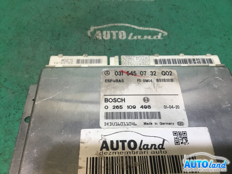 Calculator ABS MERCEDES-BENZ E-CLASS (W210) 1995-2002 Cod 0315450732 