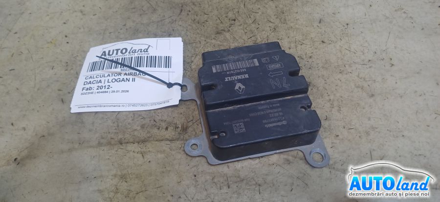 Calculator Airbag DACIA LOGAN II 2012-2026 Cod 985102787R 