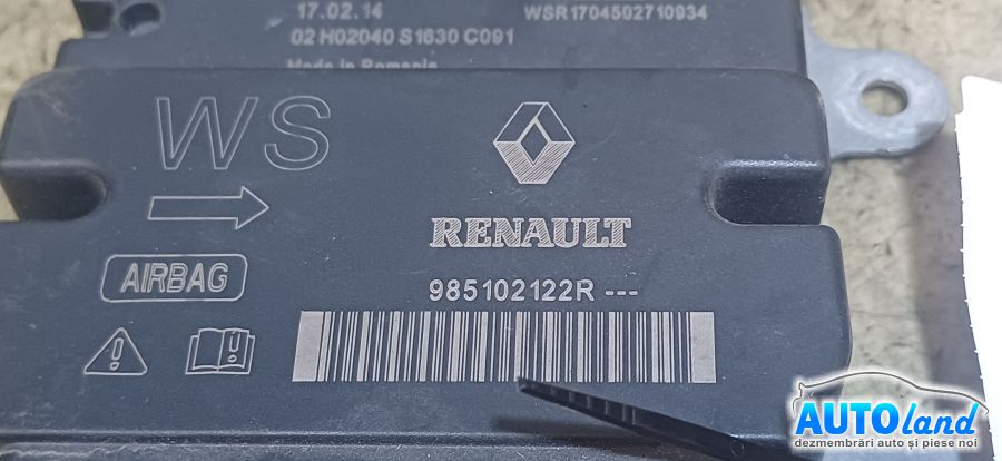 Calculator Airbag DACIA SANDERO II 2013-2026 Cod 985102122R 