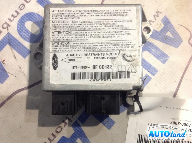 Calculator Airbag FORD MONDEO III (B5Y) 2000-2003 Cod 1S7T14B056BF 