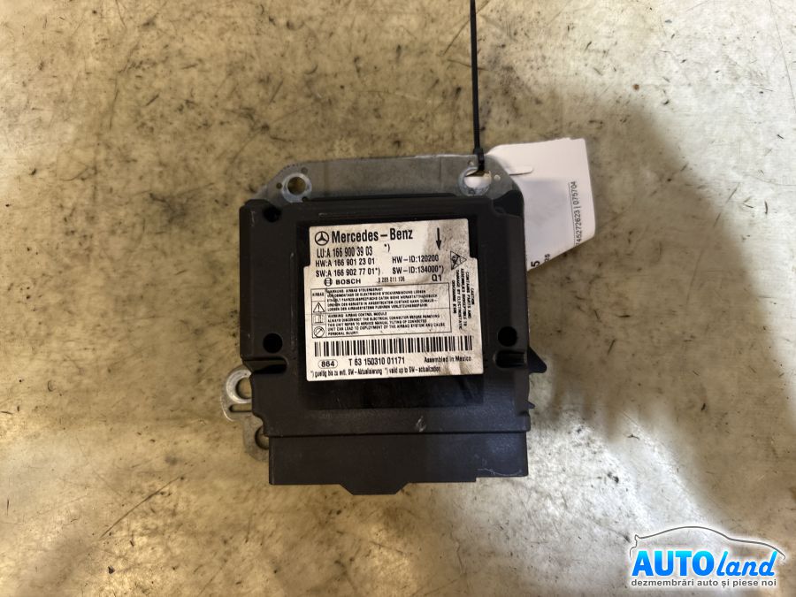 Calculator Airbag MERCEDES-BENZ GL (X166) 2012-2015 Cod A1669003903 