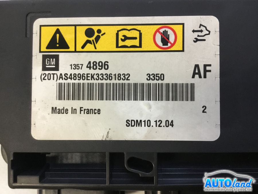 Calculator Airbag OPEL ASTRA J hatchback 2009-2025 Cod 13574896 
