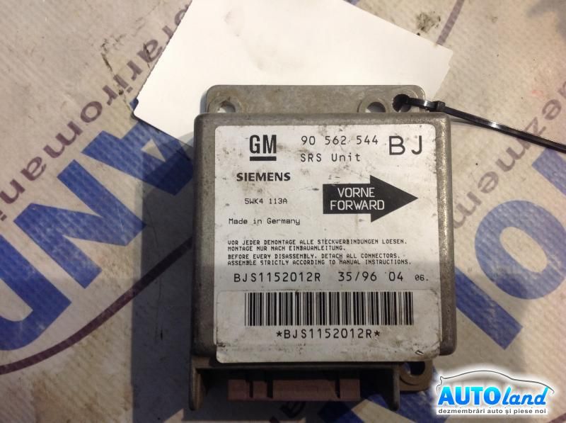 Calculator Airbag OPEL VECTRA B (36_) 1995-2002 Cod 90562544 