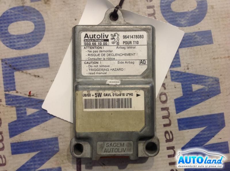 Calculator Airbag PEUGEOT 206 hatchback (2A/C) 1998-2025 Cod 9641478080 