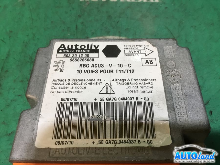 Calculator Airbag PEUGEOT 206 hatchback (2A/C) 1998-2025 Cod 9658285080 