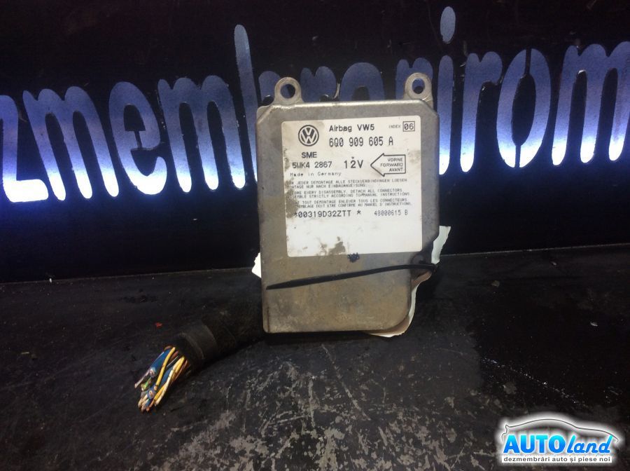 Calculator Airbag VOLKSWAGEN GOLF IV (1J1) 1997-2005 Cod 6Q0909605A 