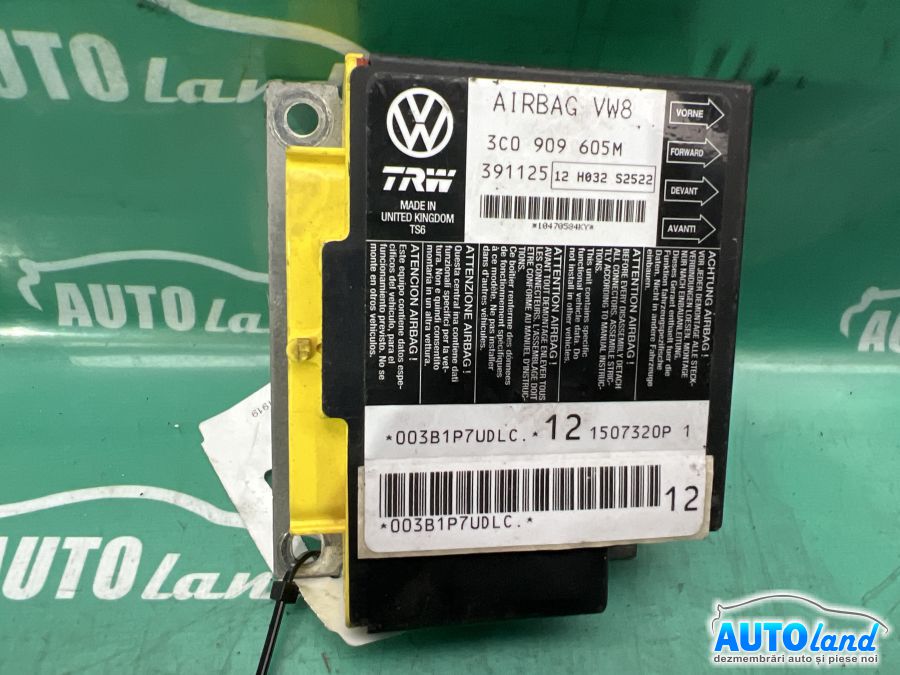Calculator Airbag VOLKSWAGEN PASSAT (3C2) 2005-2025 Cod 3C0909605M 