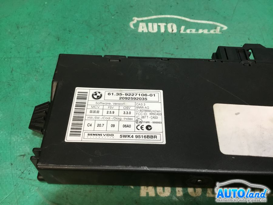 Calculator Confort BMW X6 2011-2025 Cod 9227106 