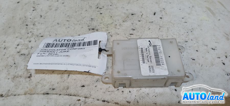 Calculator Confort NISSAN JUKE 2010-2026 Cod 274701KG0A 