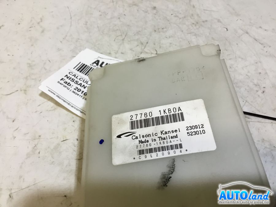 Calculator Confort NISSAN JUKE 2010-2025 Cod 277601KB0A 