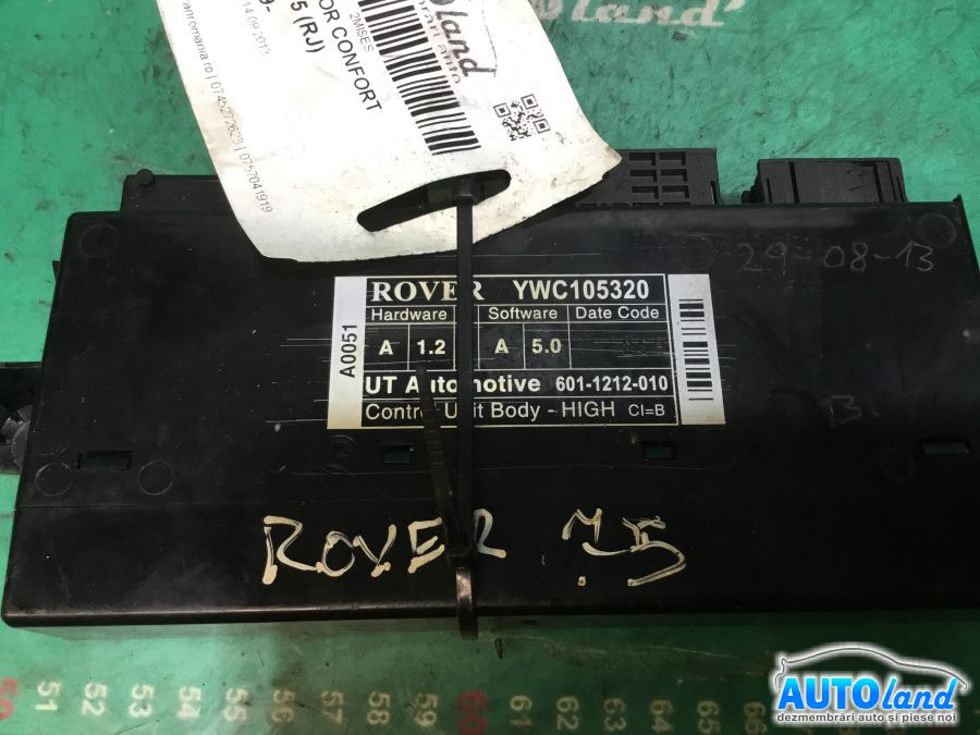 Calculator Confort ROVER 75 (RJ) 1999-2026 Cod YWC105320 