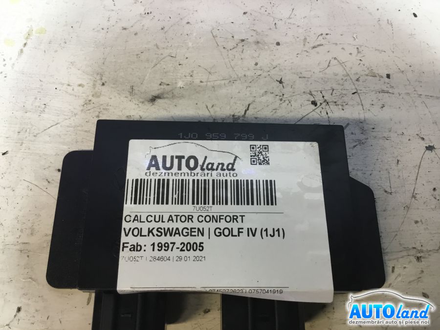Calculator Confort VOLKSWAGEN GOLF IV (1J1) 1997-2005 Cod 1J0959799J 