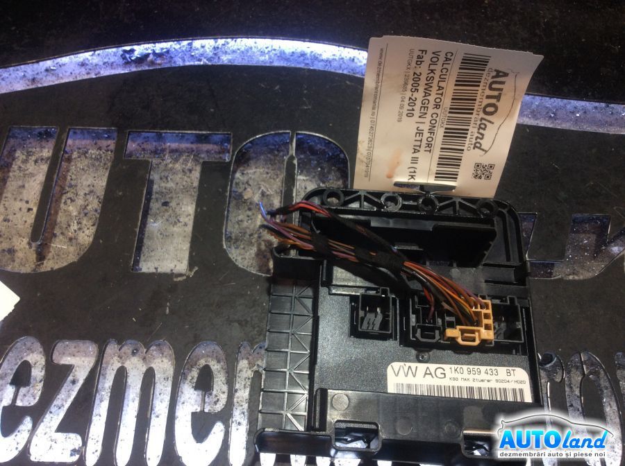 Calculator Confort VOLKSWAGEN JETTA III (1K2) 2005-2010 Cod 1K09599433BT 