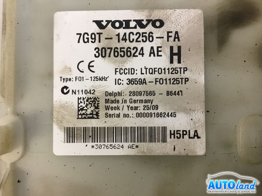 Calculator Confort VOLVO XC60 2008-2025 Cod 7G9T14C256FA 