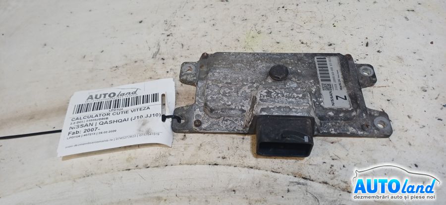 Calculator Cutie Viteza NISSAN QASHQAI (J10,JJ10) 2007-2026 Cod 31036JD80B 