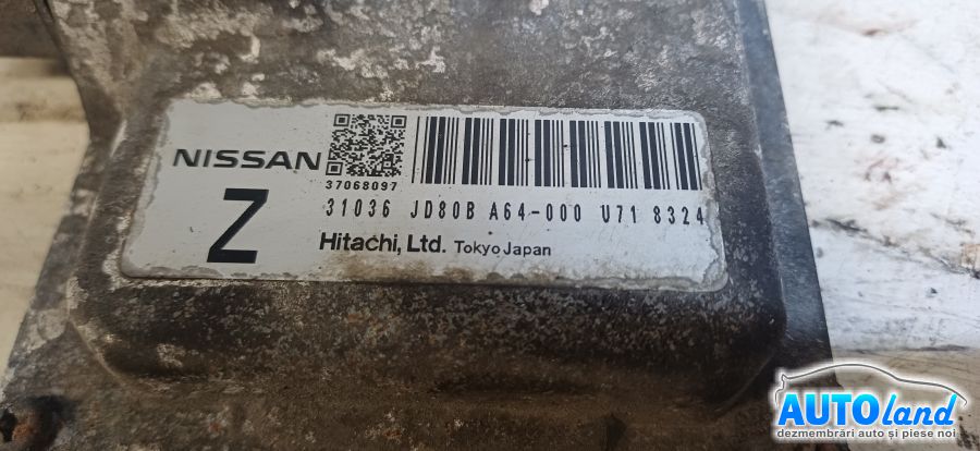 Calculator Cutie Viteza NISSAN QASHQAI (J10,JJ10) 2007-2026 Cod 31036JD80B 