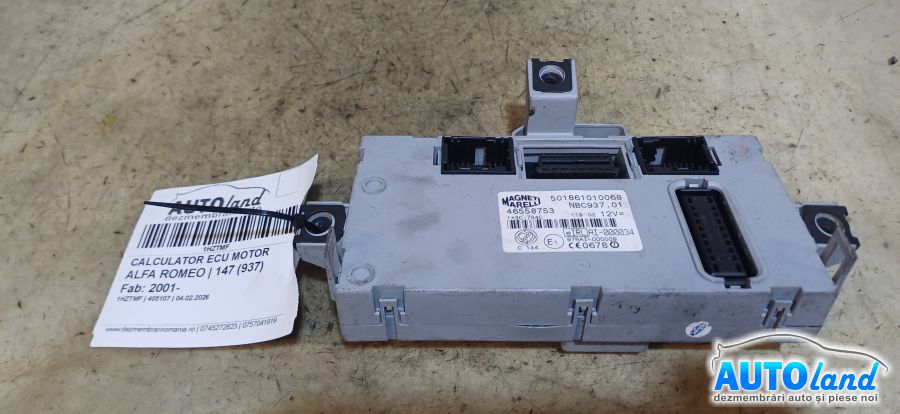 Calculator Ecu Motor ALFA ROMEO 147 (937) 2001-2026 Cod 46558753 