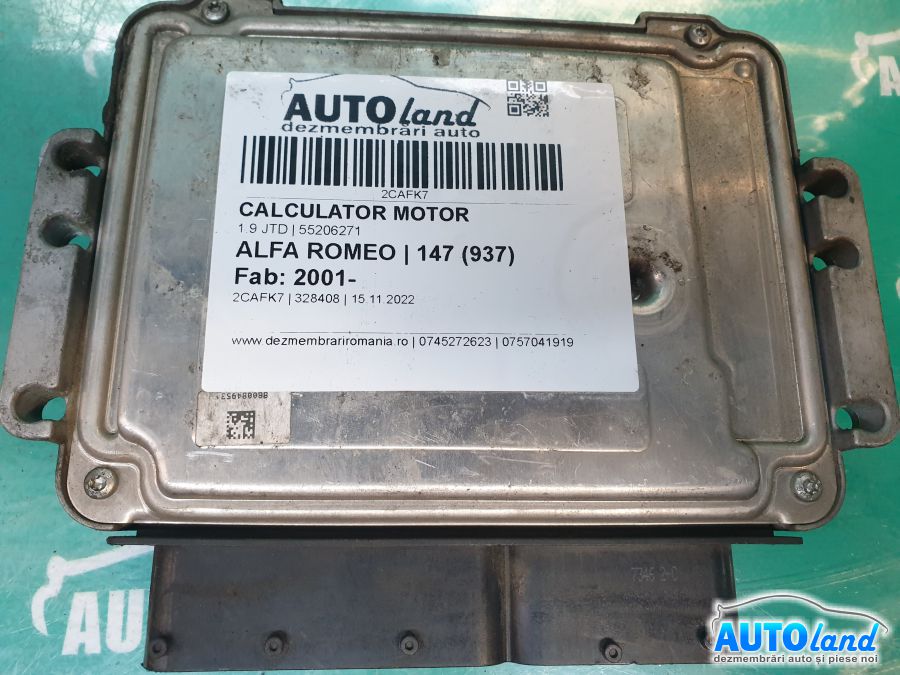Calculator ECU Motor ALFA ROMEO 147 (937) 2001-2025 Cod 55206271 