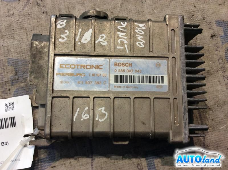 Calculator ECU Motor AUDI 80 (89,89Q,8A,B3) 1986-1991 Cod 811907383C 