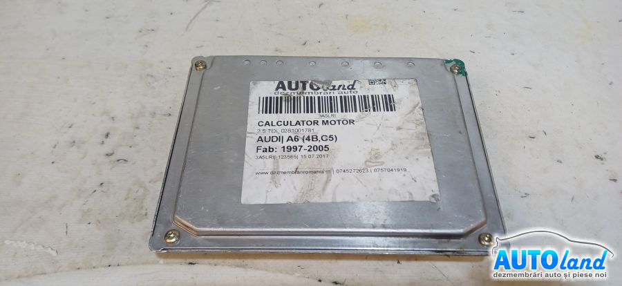 Calculator ECU Motor AUDI A6 (4B,C5) 1997-2005 Cod 4B0907401H 