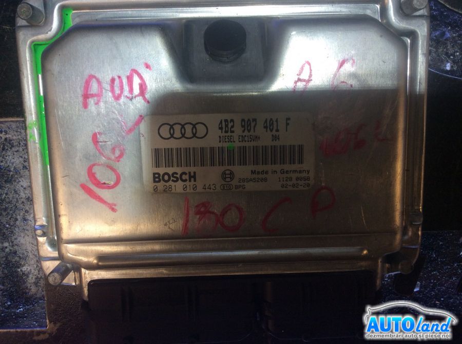 Calculator ECU Motor AUDI A6 (4B,C5) 1997-2005 Cod 4B2907401F 