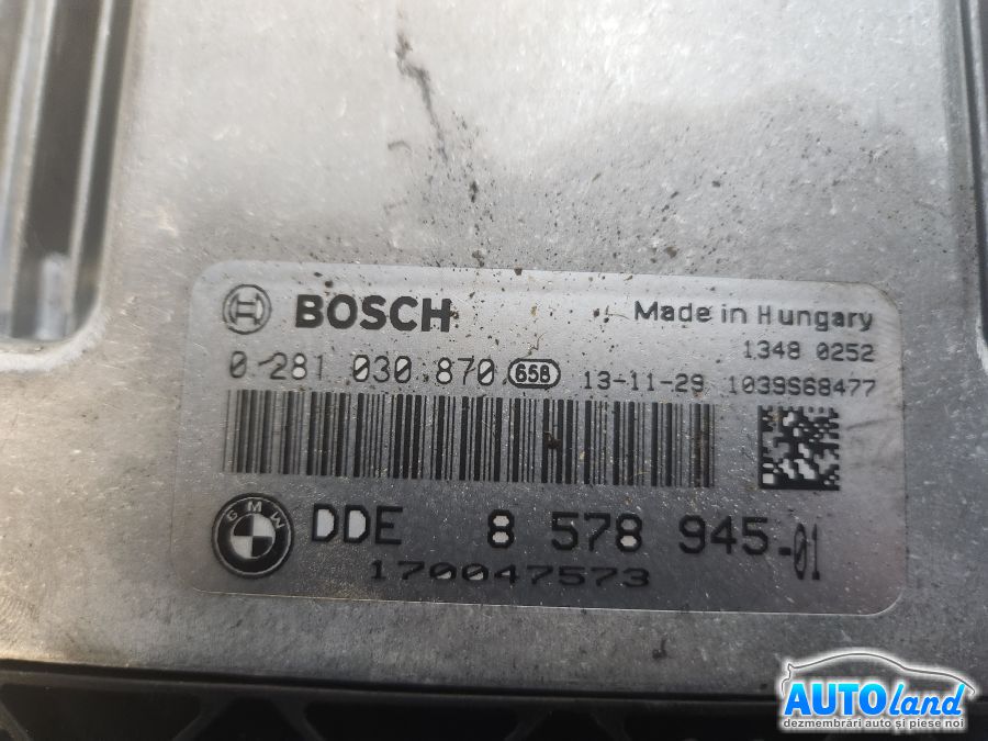 Calculator Ecu Motor BMW 3 (F30) 2011-2025 Cod 8578945 