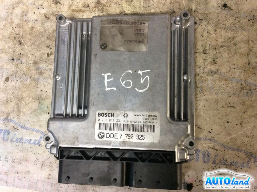 Calculator ECU Motor BMW 7 (E65,E66) 2001-2025 Cod 0281011231 