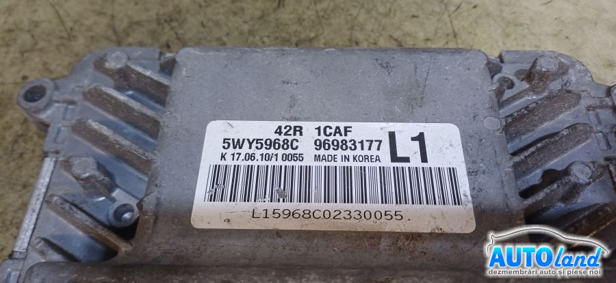 Calculator Ecu Motor CHEVROLET AVEO limuzina (T200,T250) 2005-2025 Cod 96983177 